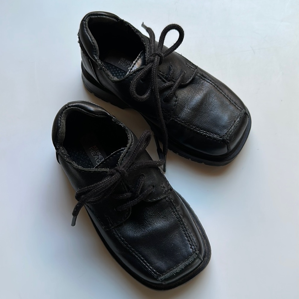 Kenneth Cole Reaction Tie-Spy shoes for Infant/Toddler; black